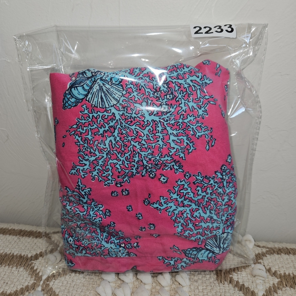 Lilly Pulitzer Bermuda Avenue Shorts Women's Size 8 Beachy Coral Reef Seashells - Picture 16 of 16